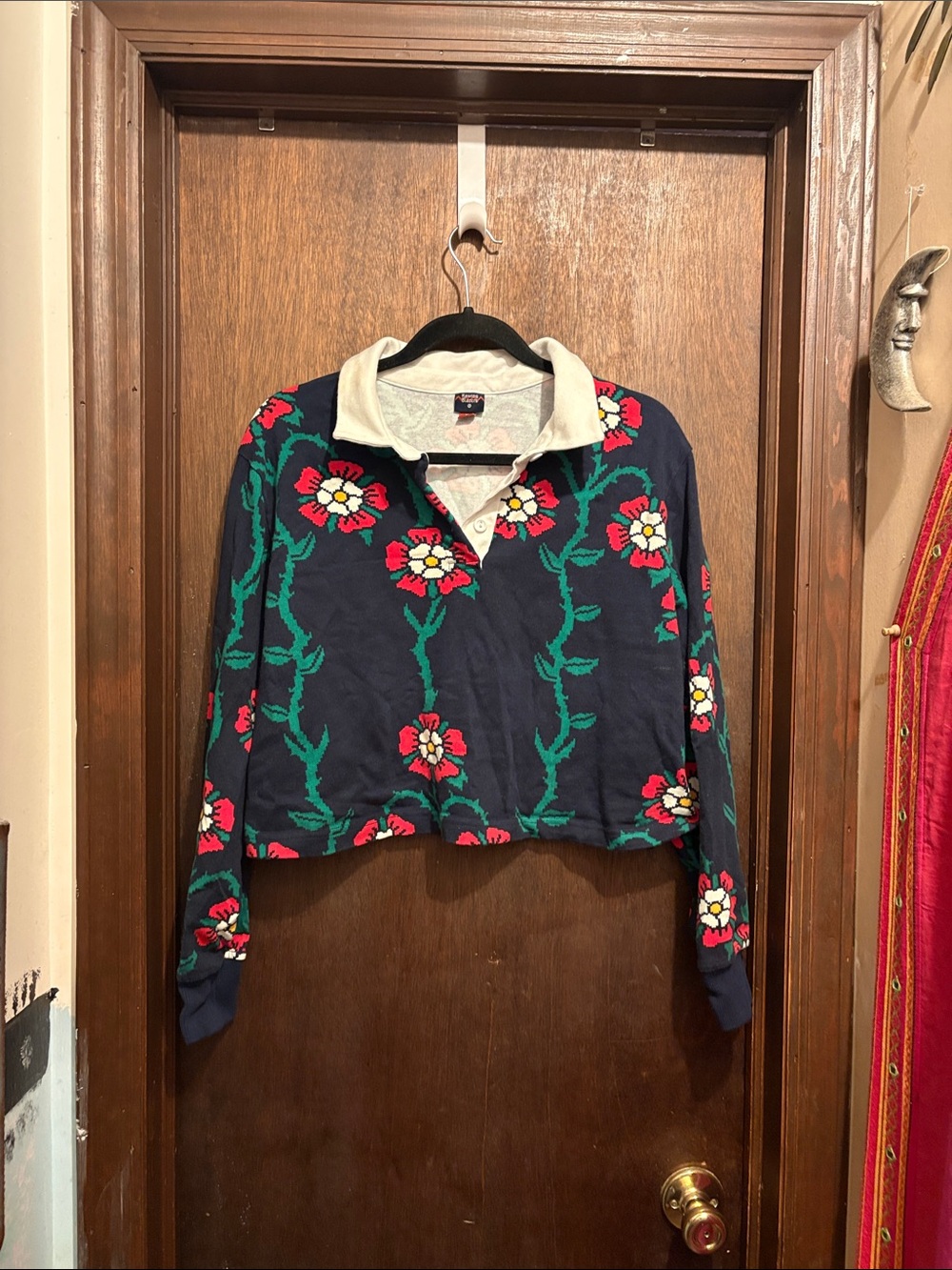 Rowing Blazers and Target cropped rugby shirt
